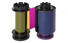 Комплект - полноцветная лента YMCK(500 оттисков) + Ретрансферная лента (500 оттисков) в Старом Осколе