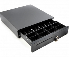 Денежный ящик G-Sense 410XL, чёрный, Epson, электромеханический в Старом Осколе